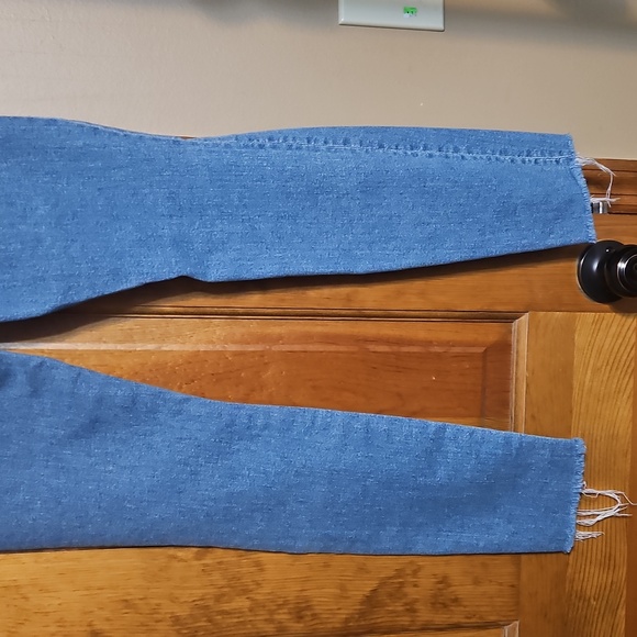 Mother High-Waisted Looker Ankle Fray Skinny Distessed Jeans - Picture 8 of 14